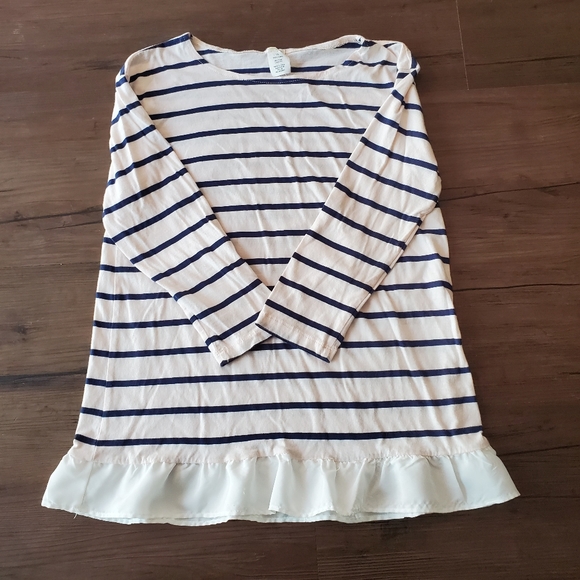 J. Crew Other - J. Crew Crewcuts Girls Stripped Peplum Top